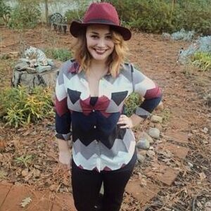 Rue21 Zig Zag Pattern Button Down Shirt S 🔥